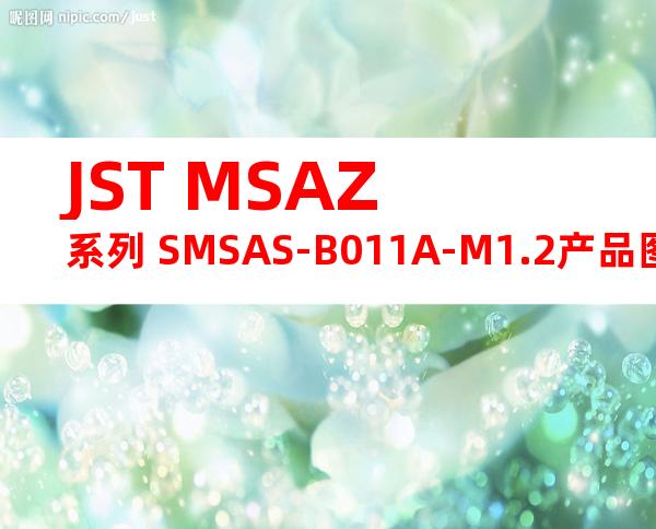 JST MSAZ系列 SMSAS-B011A-M1.2产品图纸